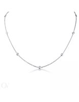 Collana Fanton Gioielli Donna COLLANE DIAMANTI in Oro Diamante 0.20 Ct COOR-11-52 - COOR-11-52